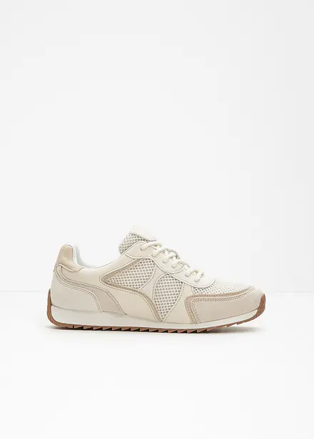 Chunky sneakers med mesh-innfellinger
