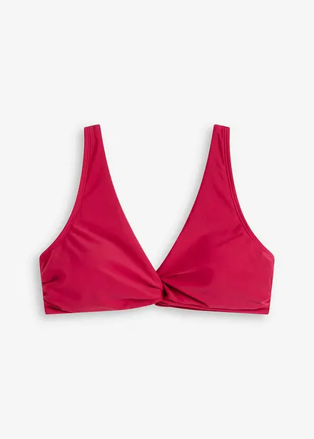 Bustier-bikinioverdel med twistdetalj