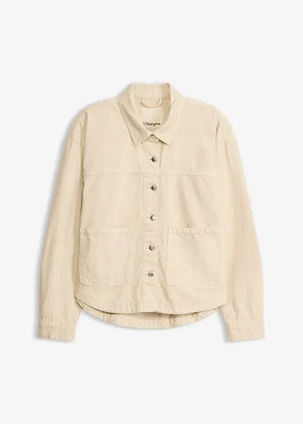Skjortejakke i 100% bomull