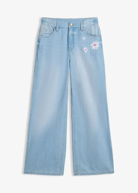 Wide Leg-jeans Mid Waist