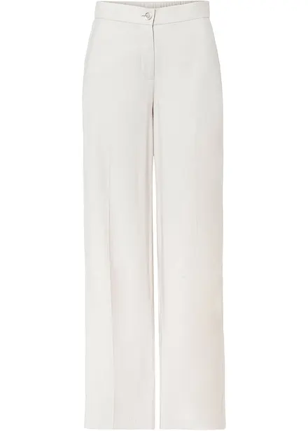 Bukse i lett viskose med vide ben