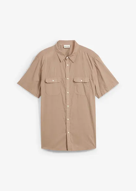 Kortermet skjorte i 100% bomull