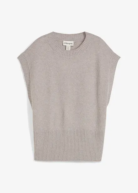 Oversized, strikket vest