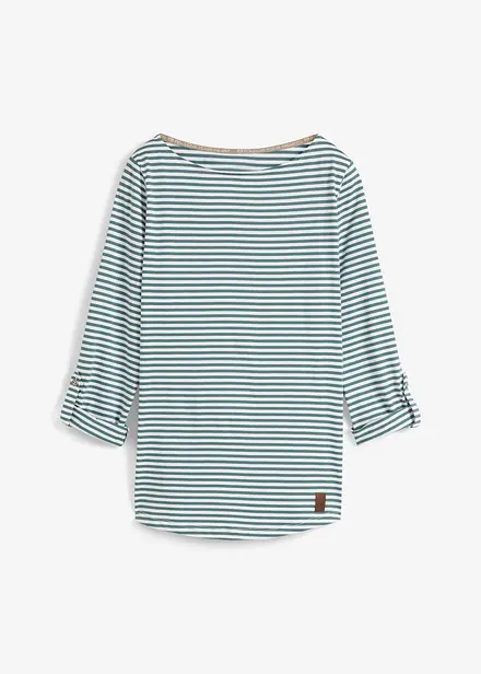 Langermet topp i 100% bomull