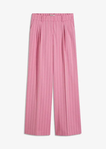 Vid bukse med n&aring;lestripe-m&oslash;nster