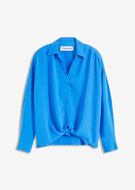 Bluse i lett krepp