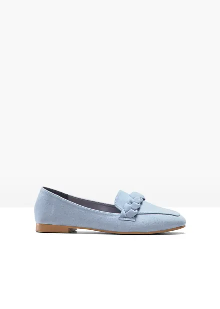 Loafers med flettedetalj