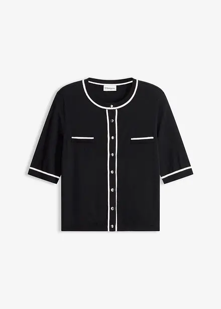 Strikkejakke med viskose