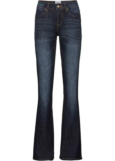 Bootcut-jeans Mid Waist, Komfort-Stretch