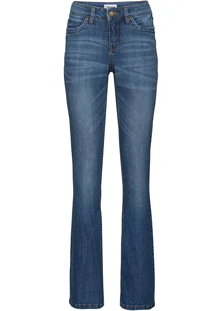 Bootcut-jeans Mid Waist, Komfort-Stretch