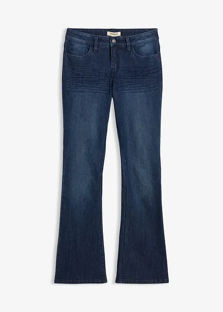 Flared-jeans Mid Waist, stretch
