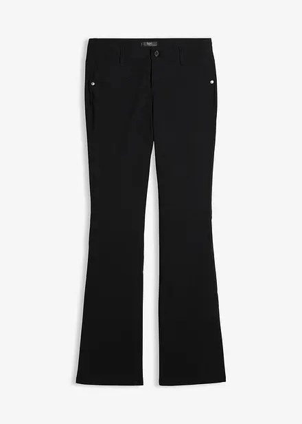 Bukse i bengalin med stretch, Bootcut