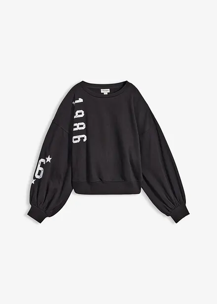 Oversized sweatshirt i 100% &oslash;kologisk bomull