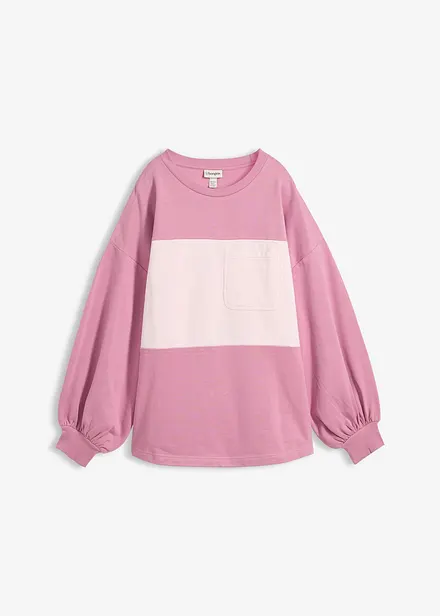 Oversized sweatshirt i 100% &oslash;kologisk bomull