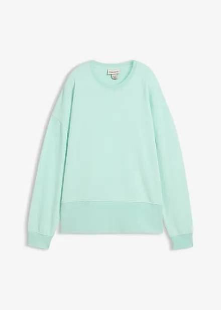 Oversized sweatshirt i bomullsmiks