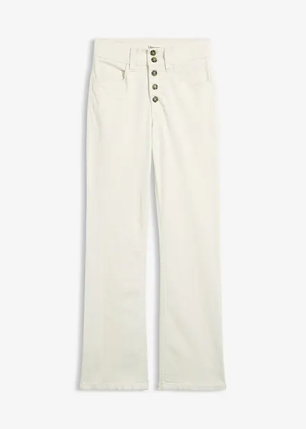 Straight-jeans High Waist, stretch