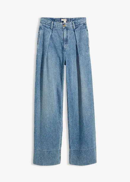 Wide Leg-jeans, High Waist