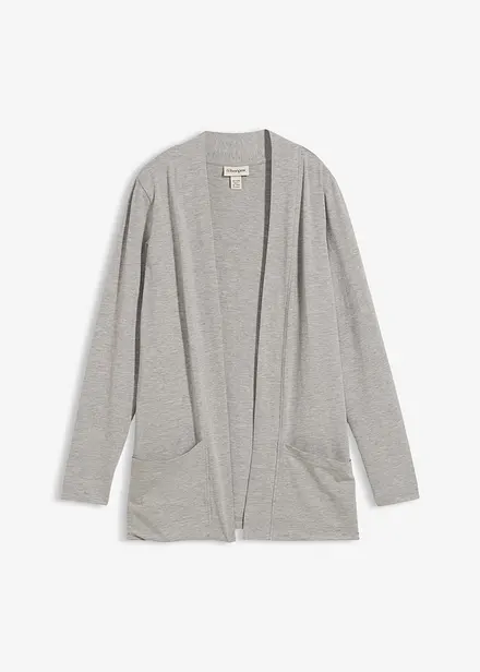 Trikotjakke i myk viskosemiks