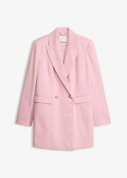 Lang blazer med dekorative knapper