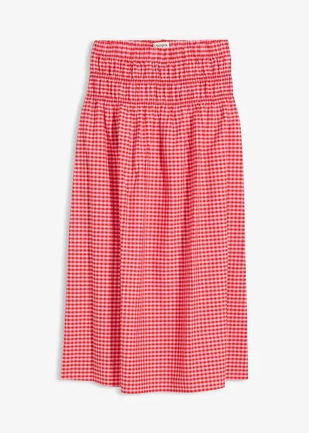 Maxiskj&oslash;rt i elastisk bomullsmiks