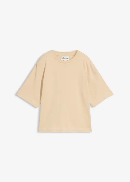 Boxy topp av kraftig &oslash;kologisk bomull