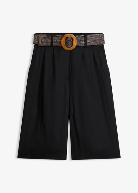 Bermudashorts i myk viskosemiks
