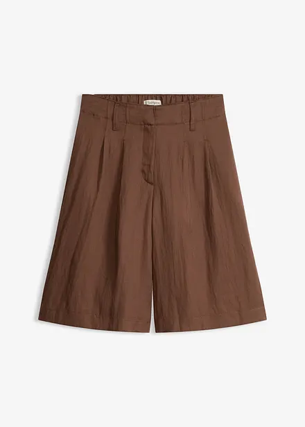 Bermudashorts i myk viskosemiks