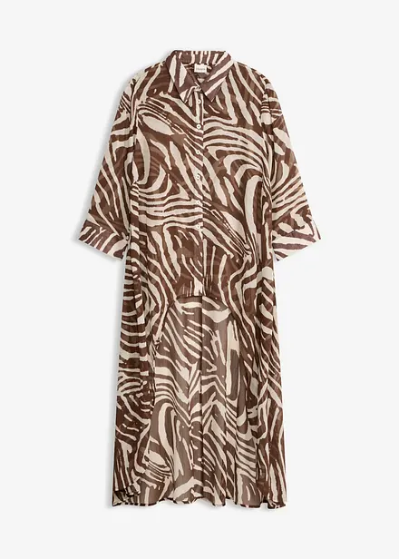 Lang chiffonbluse