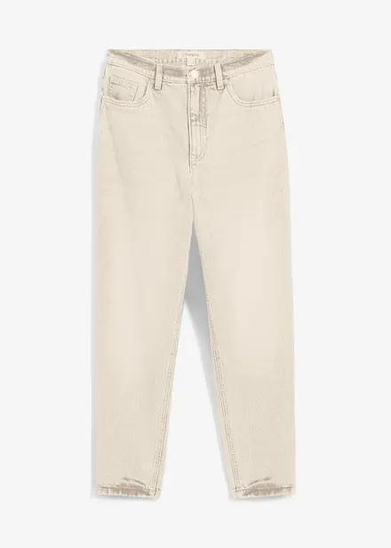Mom-jeans High Waist, Low Stretch cropped