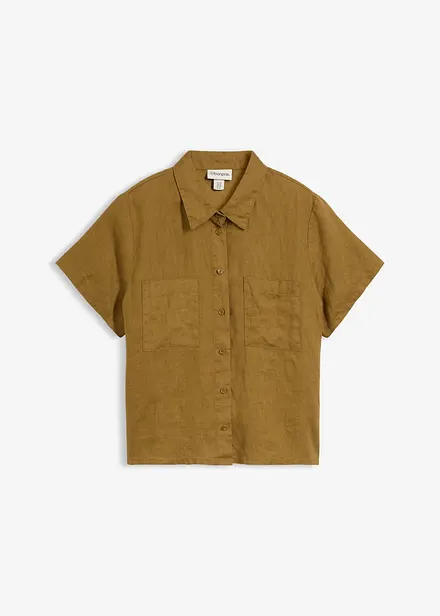 Vid, kortermet linskjorte