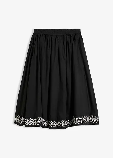 Midiskj&oslash;rt med broderi