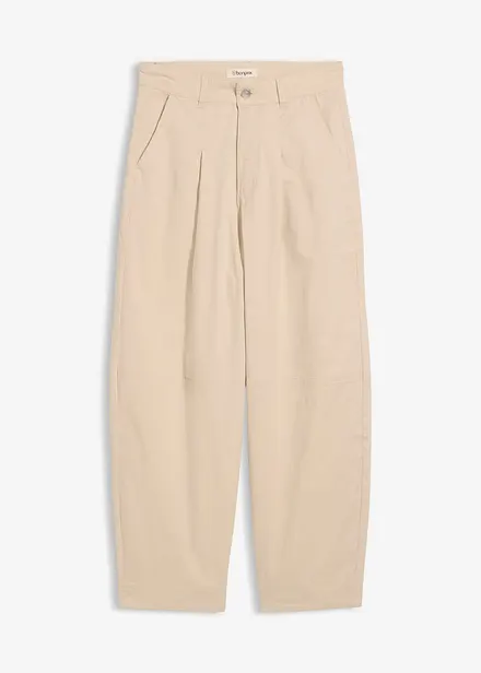 Culotte av lett twill i ballongmodell