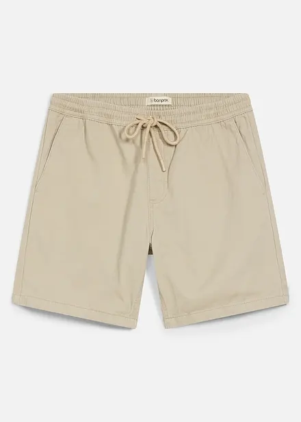 Shorts med stretchlinning i Relaxed Fit