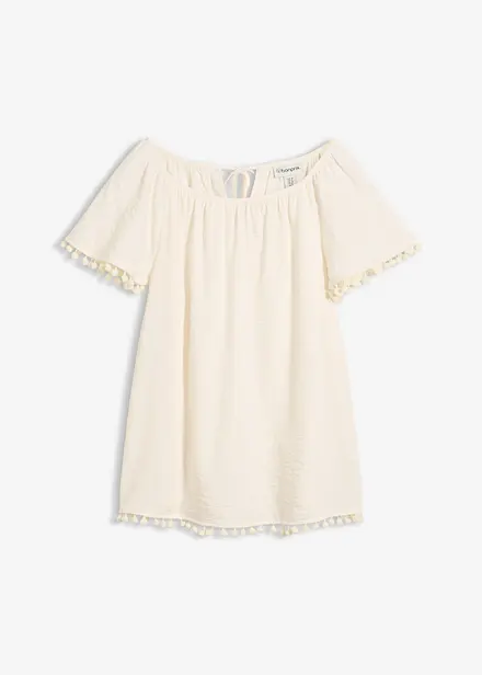 Bluse i myk viskoseblanding