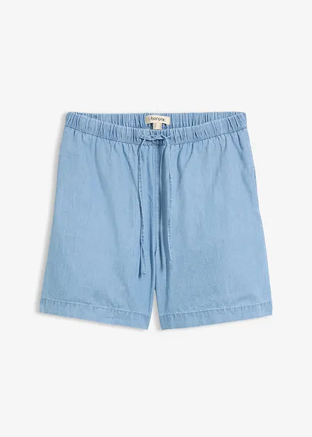 Denimshorts Mid Waist, komfortlinning