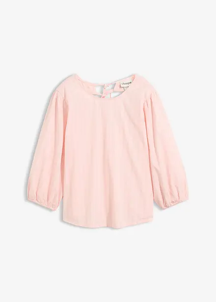 Bluse med volumermer
