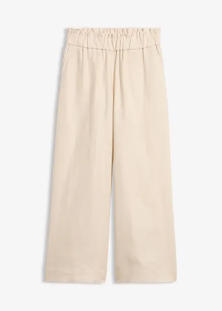 Culotte i lett linmiks