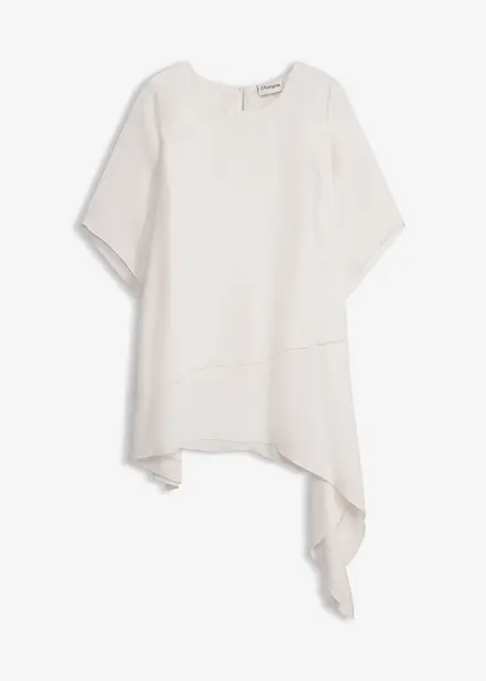 Bluse i lag p&aring; lag-stil med snipper i falden
