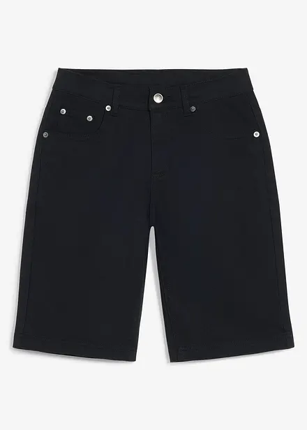 Bermudashorts med stretch og regulerbar linning, Regular Fit