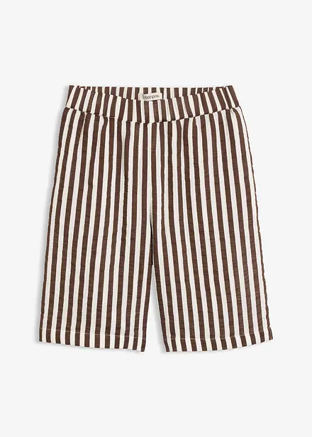 Musselin-shorts i 100% bomull
