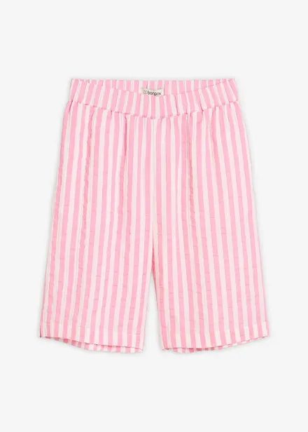 Musselin-shorts i 100% bomull