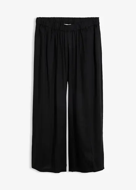 Vid culotte i fint fallende viskose
