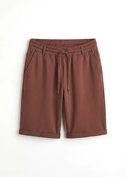 Sweat-bermudashorts av 100% &oslash;kologisk bomull