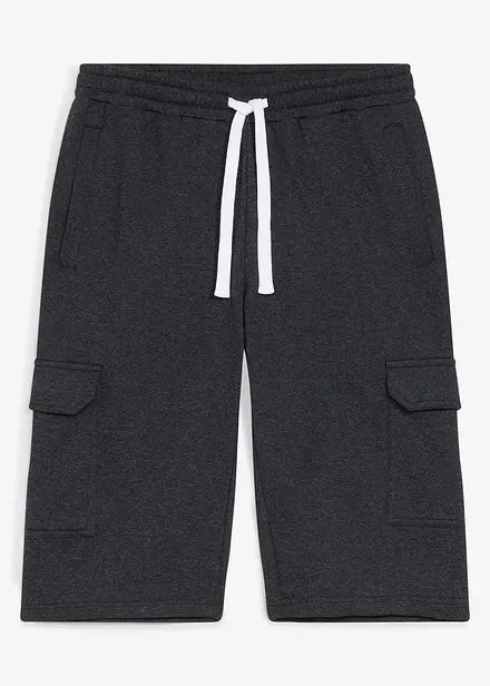 Sweat bermudashorts i 100% &oslash;kologisk bomull