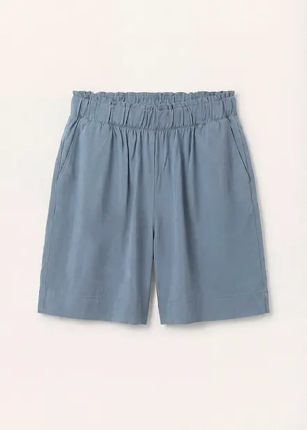Shorts av viskose i slip on-modell