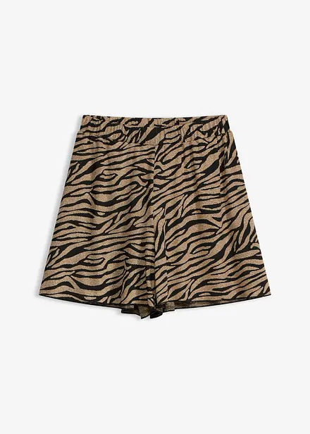Strandshorts av materiale med glans