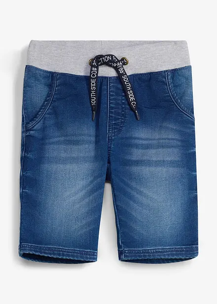 Sweat-slip on-bermudashorts i denim, Regular Fit