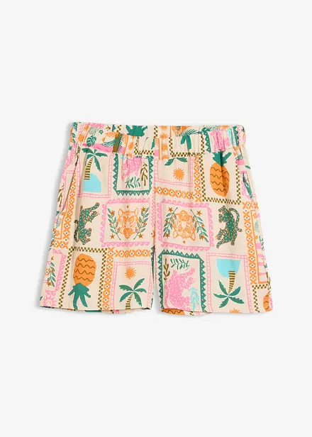 Shorts i lett viskose