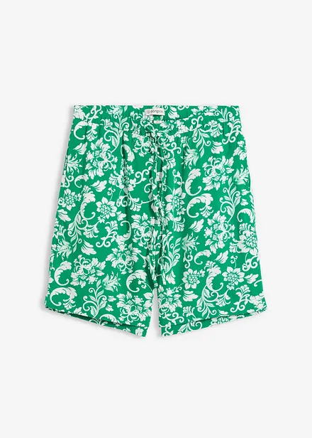 Shorts i viskose med pent fall