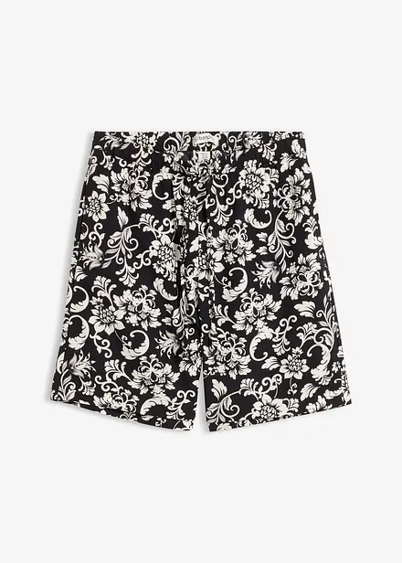 Shorts i viskose med pent fall